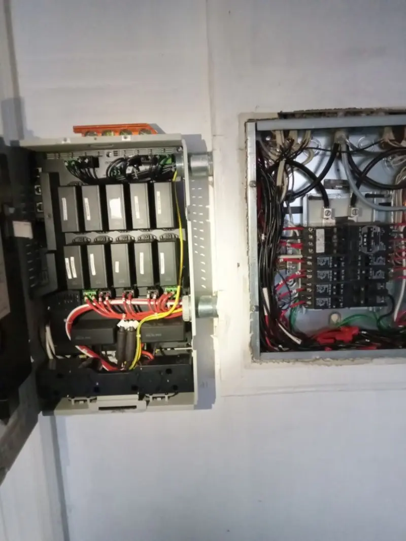 Electrical panel upgrade completed for Landscape Lighting Installation in Orchard City